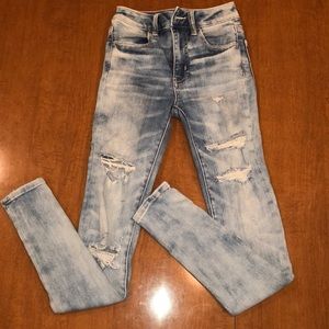 American eagle ripped jeans